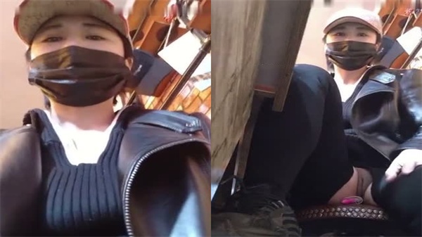 低调的是骚浪大排档老板娘穿着开裆裤带着跳蛋做生意.}